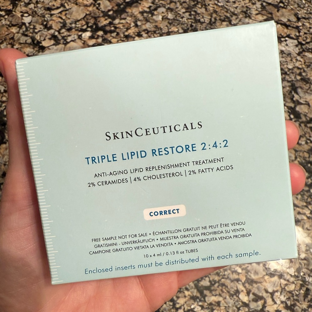 SkinCeuticals Triple Lipid Restore sample pack of 10 x 4ml tubes (40ml)